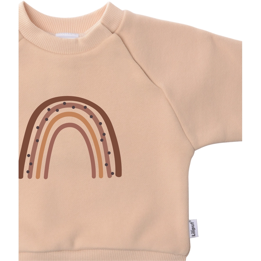 Liliput Sweatshirt Regenbogen beige