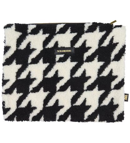 Wildride Tasche - Beutel - 35x27 cm. - Teddy Hahnentritt
