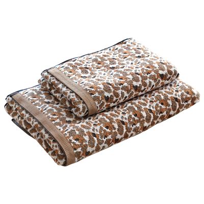 Linge de toilette relief léopard - BECQUET CRÉATION - 520 g/m²