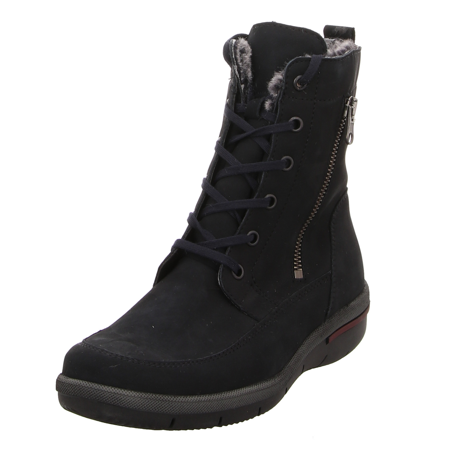 Waldläufer Stiefelette blau