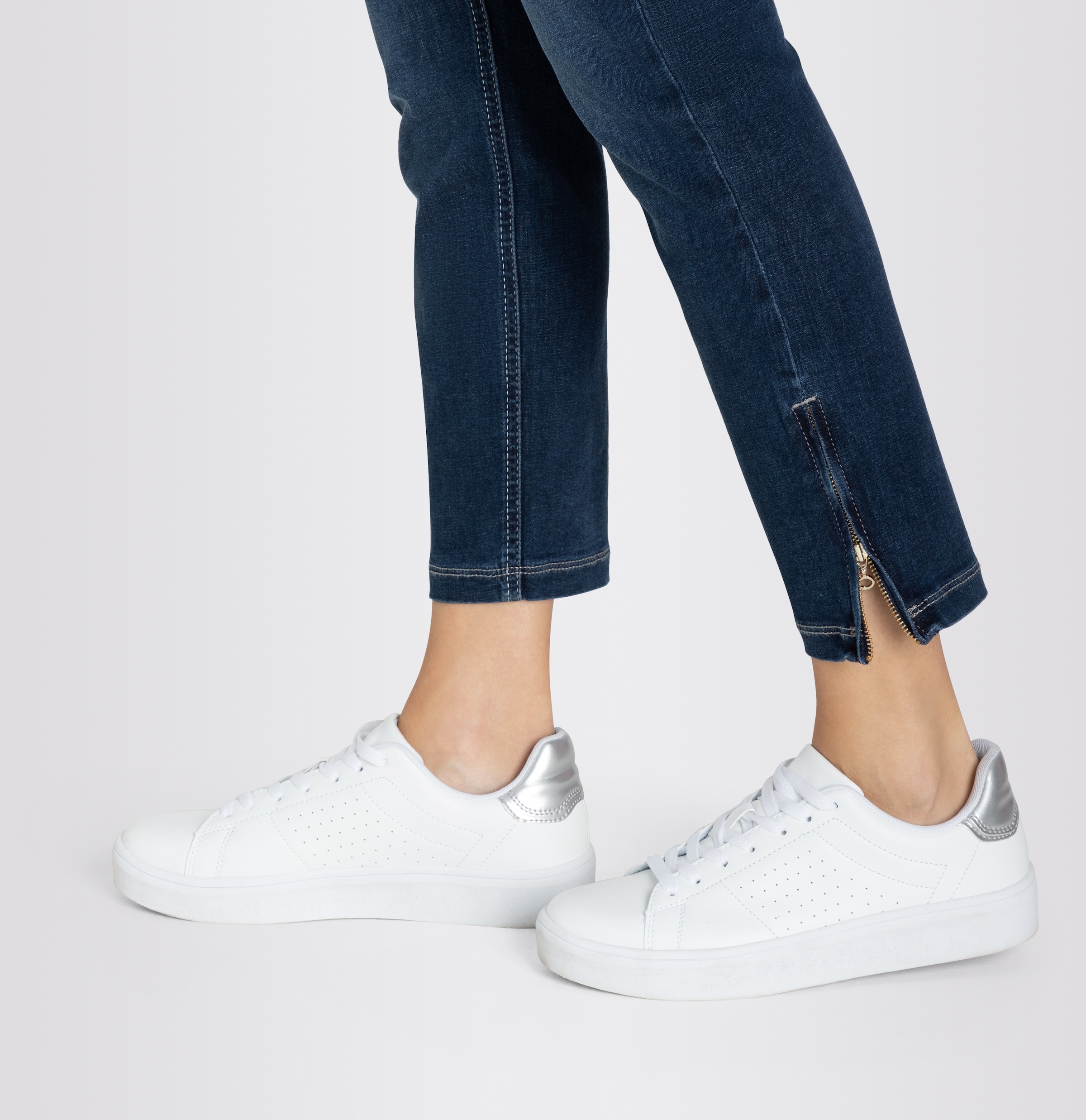 MAC 7/8-Jeans »Dream Chic« verkürzte Form mit Reissverschluss