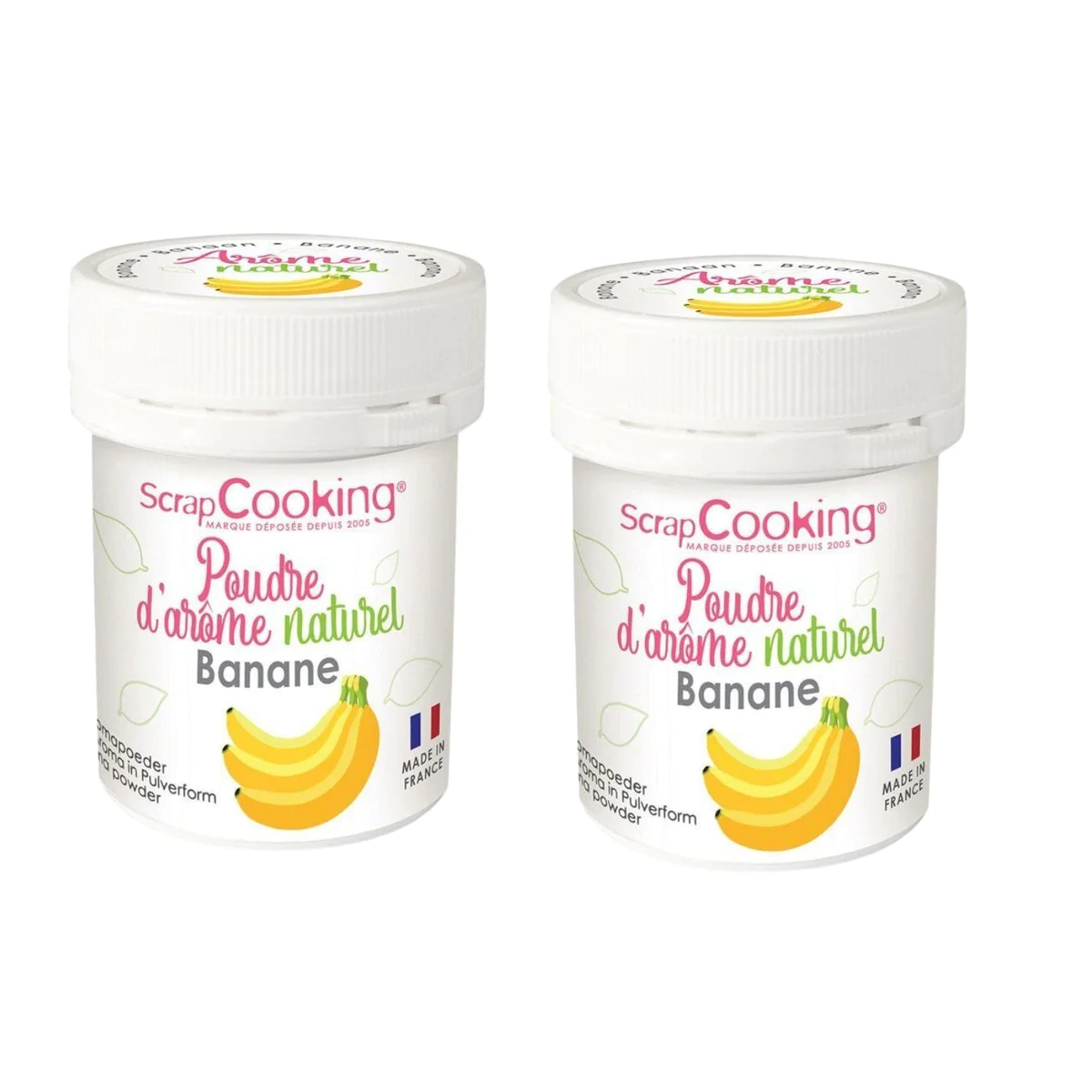 Arôme alimentaire naturel en poudre 30 g - banane Scrapcooking