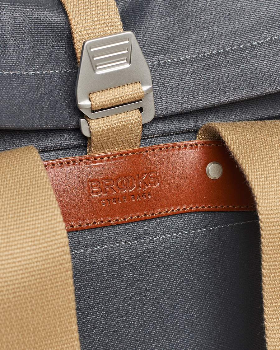 Brooks England Pickwick Cotton Canvas 26L Backpack Grey Honey