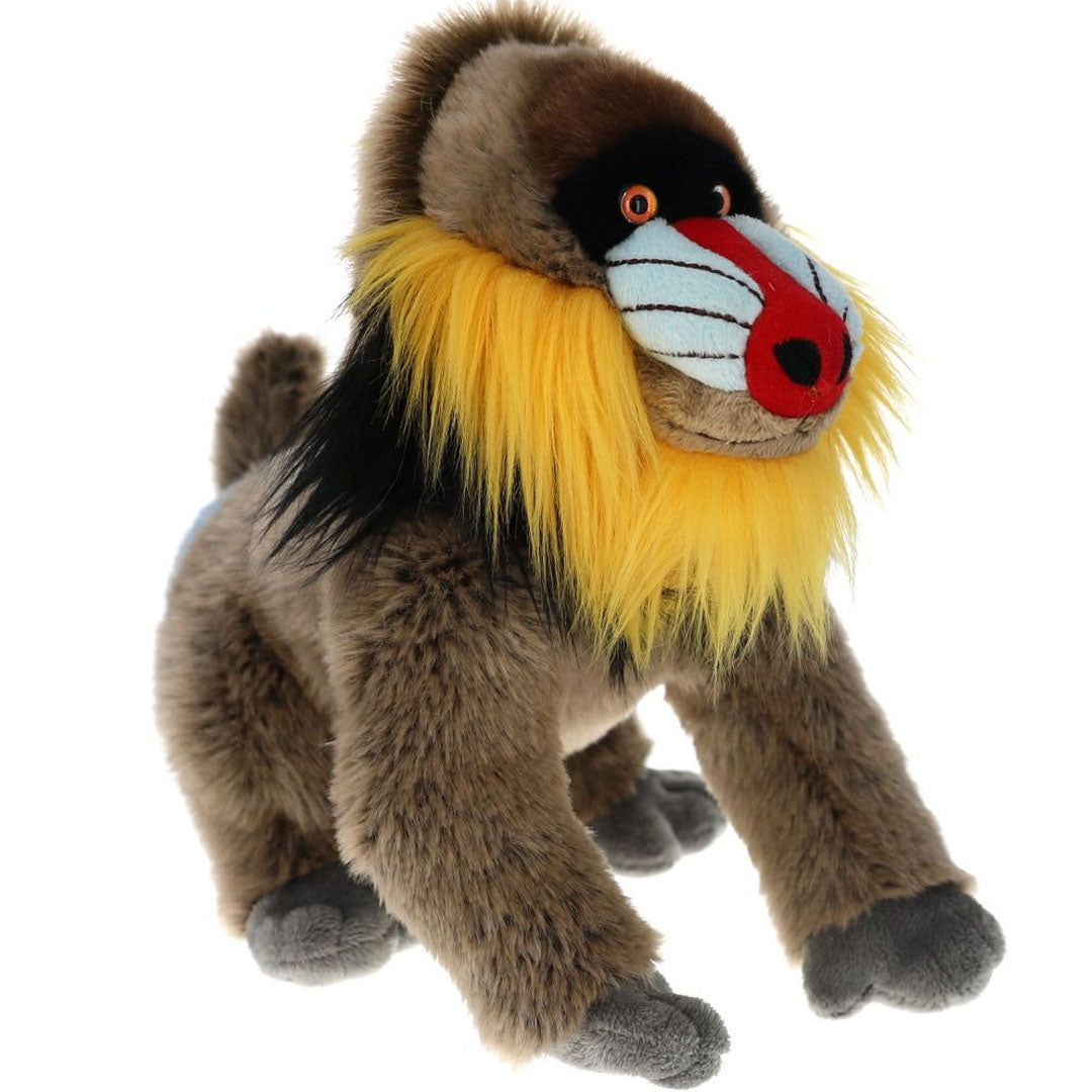 Le petit souk knuffelaap baviaan - 28 cm