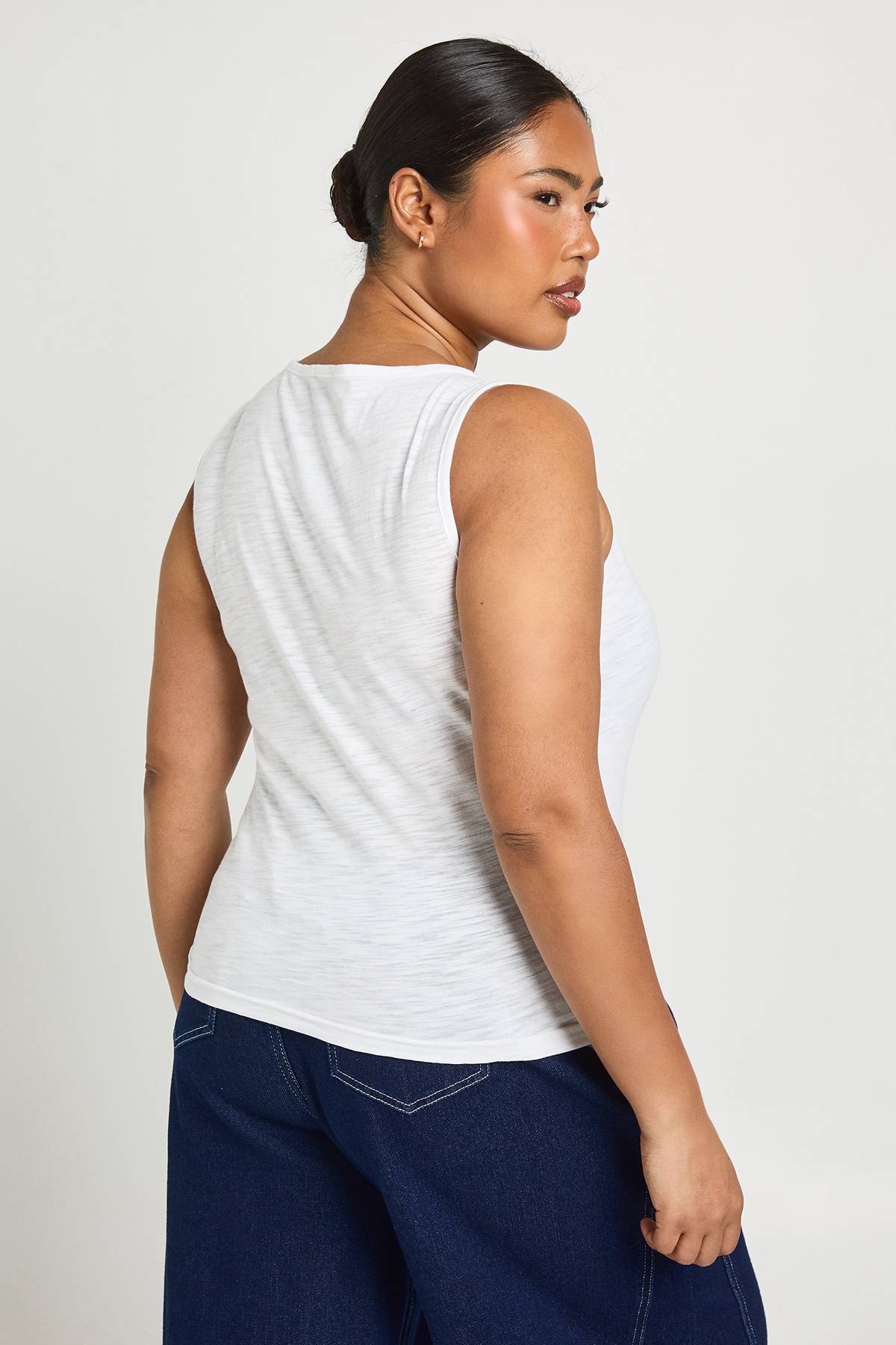 boohoo Haut Transparent À Détail De Boutons