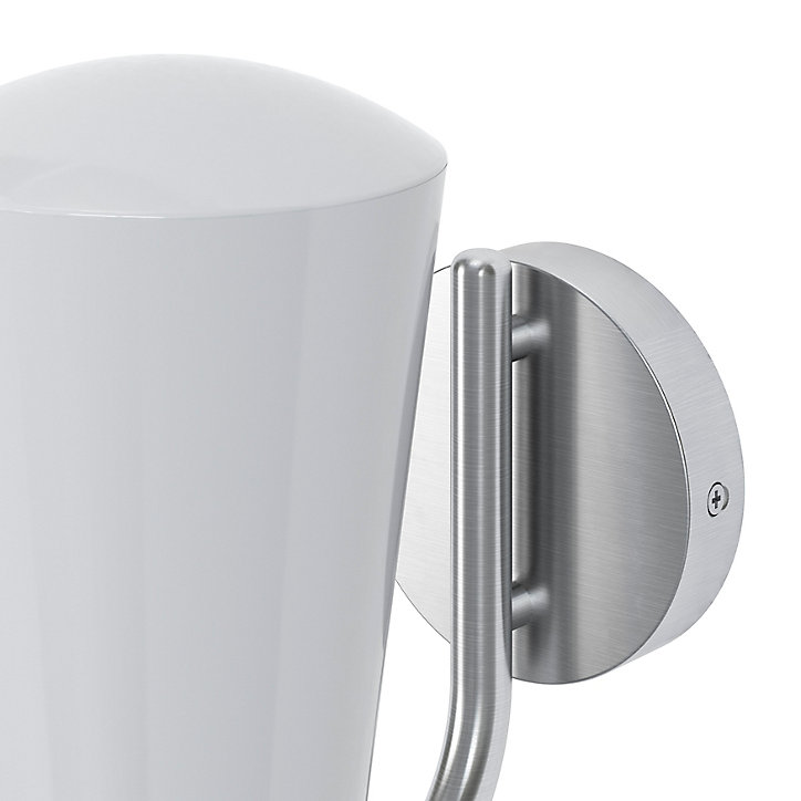 Applique murale montante à détection Charwell E27 IP44 GoodHome chrome