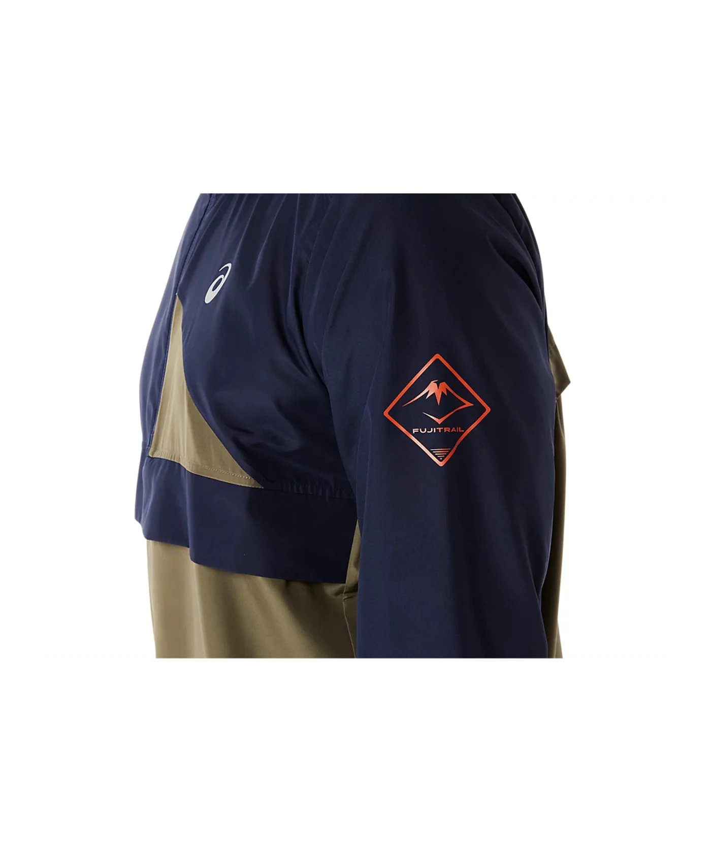 Asics Fujitrail Jacke Blau Grün F400