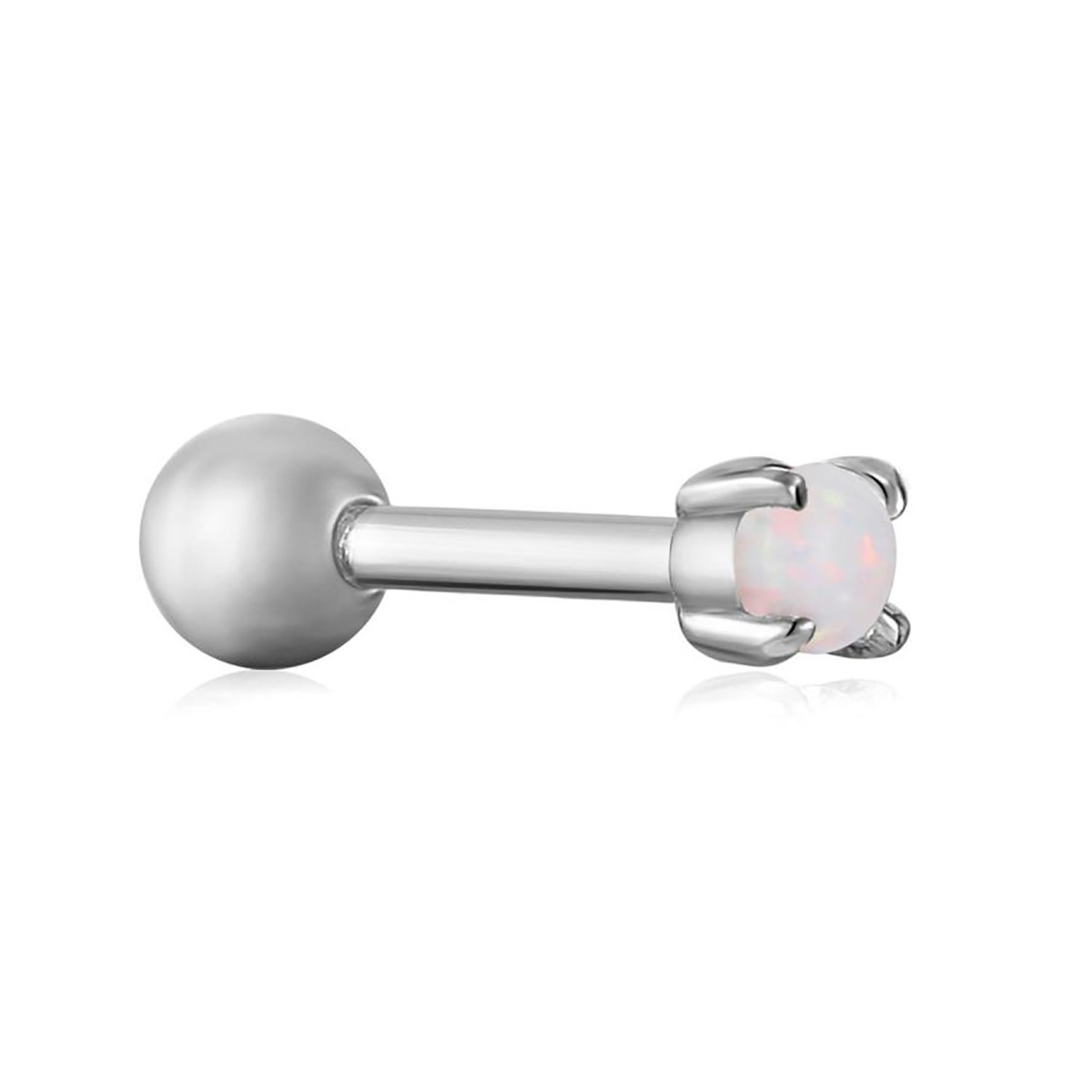 Boucle d'oreille individuelle Ania Haie Rising Starargent opale