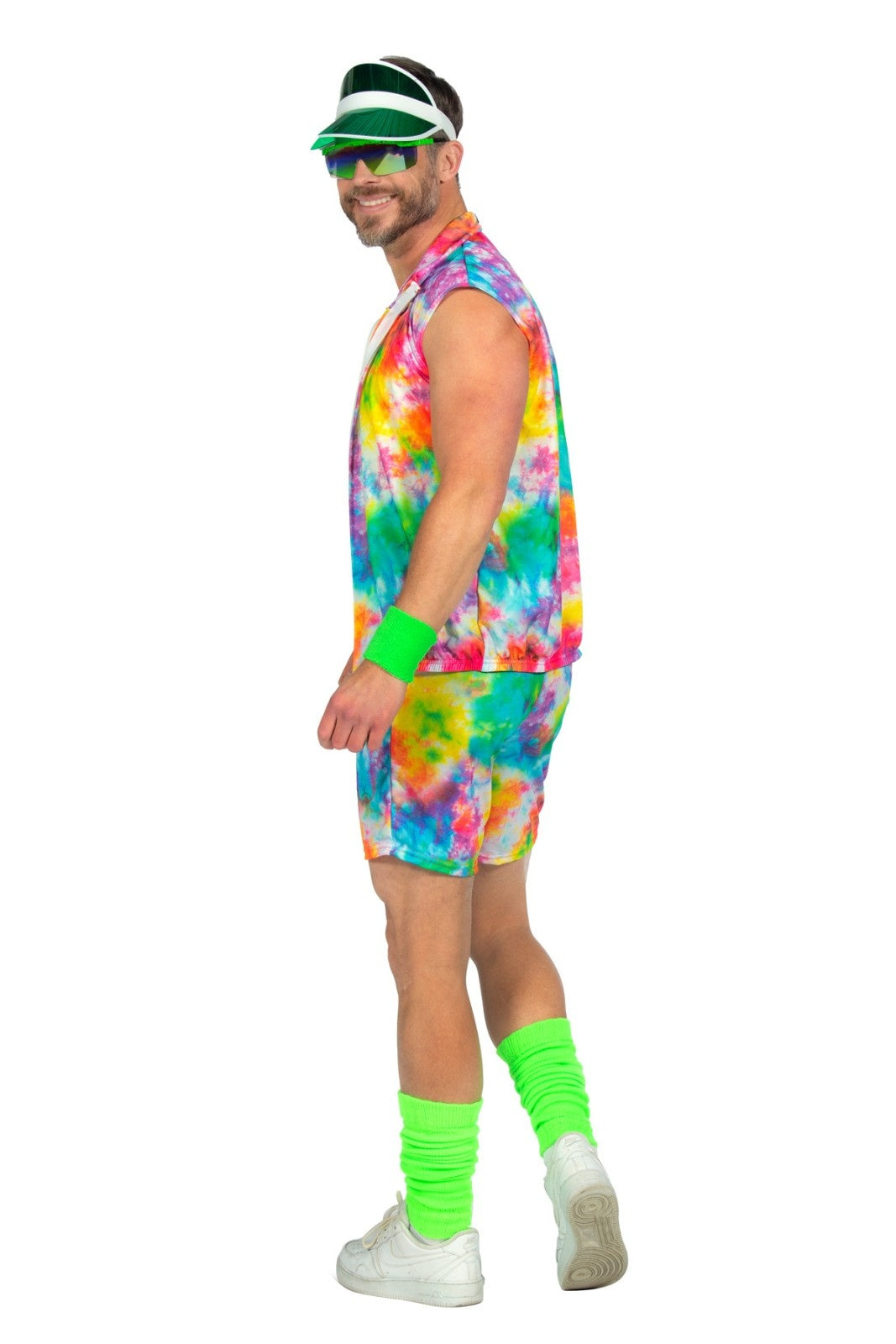 Trainingspak Fout Heren Aerobic Kort Neon