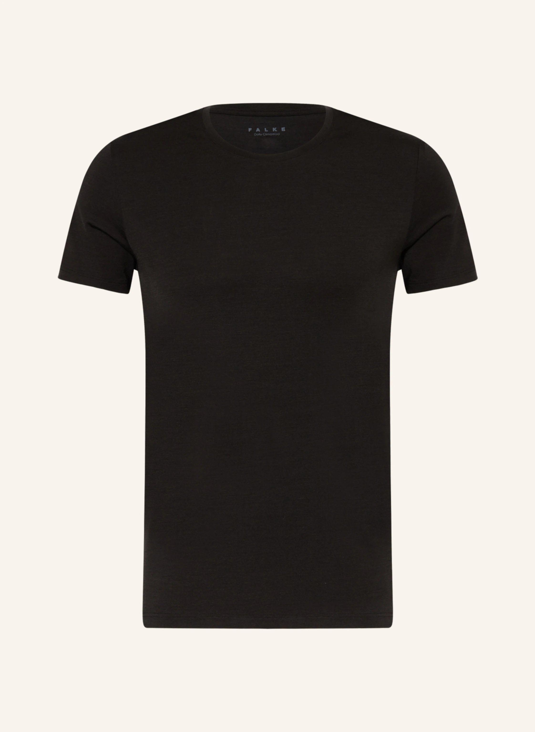 FALKE T-Shirt DAILY CLIMAWOOL mit Merinowolle