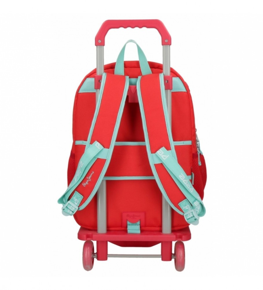 Pepe Jeans Mochila Pepe Jeans Cristal con Carro -31x42x17,5cm-