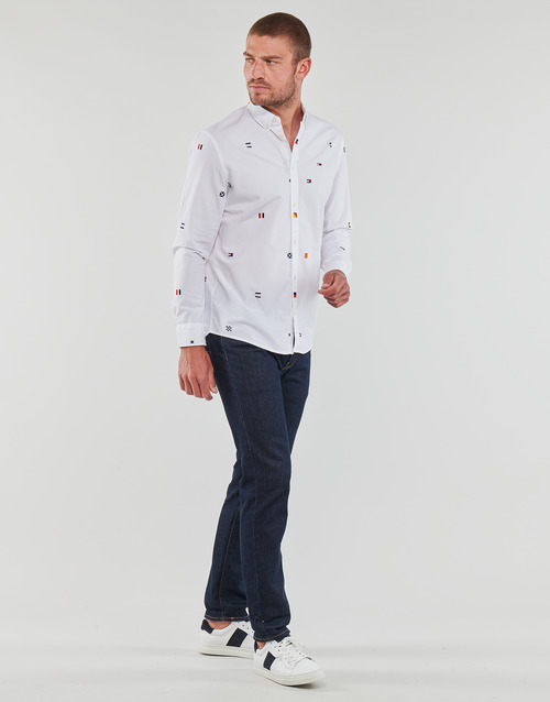Tommy Jeans - TJM CLSC FLAG CRITTER SHIRT - Blanc