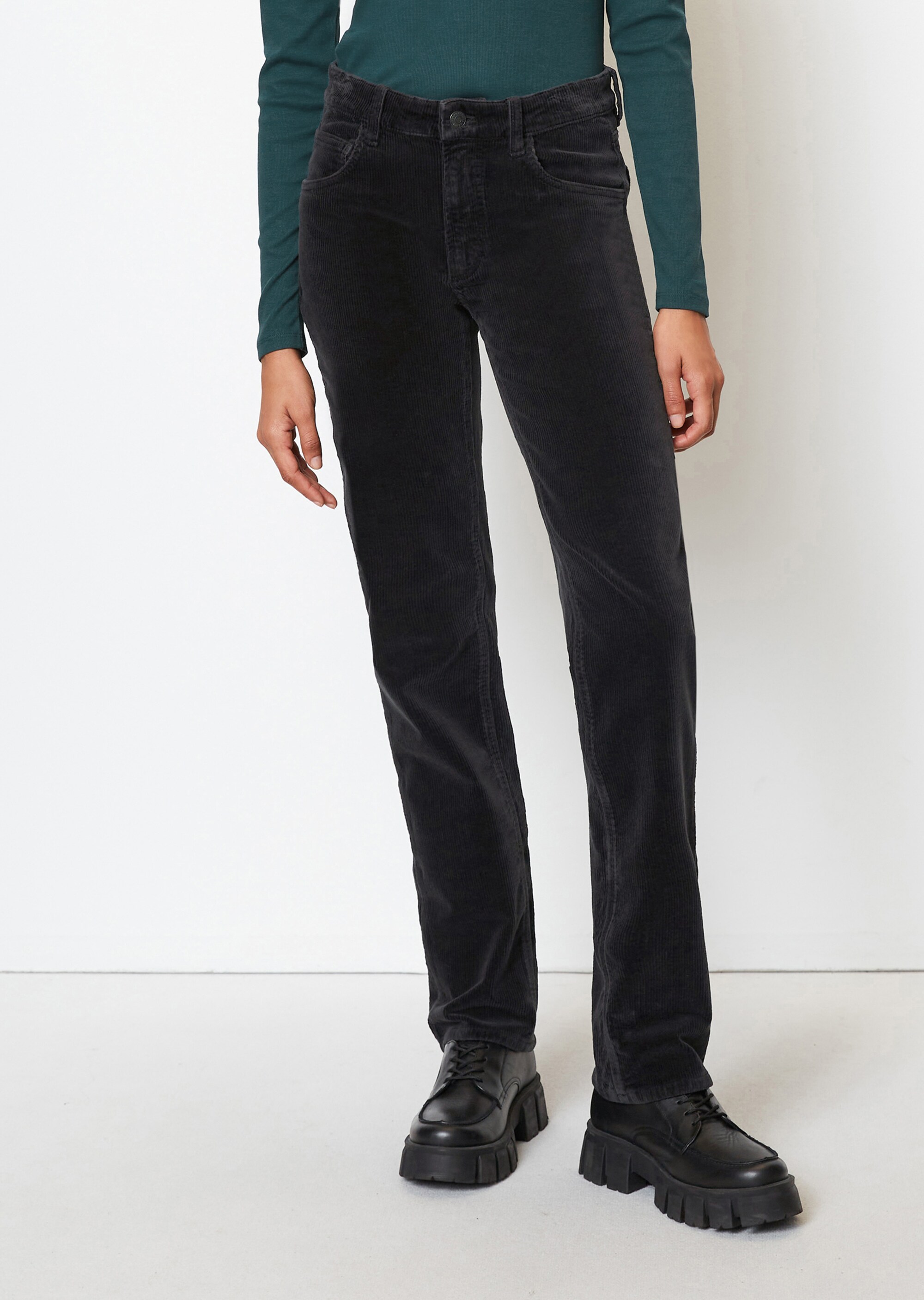 Cordhose straightaus Organic Cotton Stretch