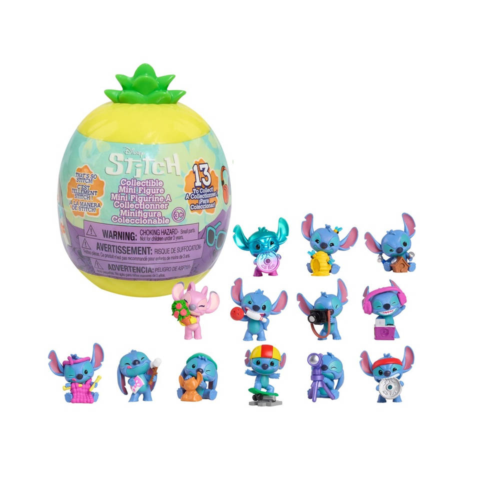 Stitch Collectable mini figuren in een capsule S2