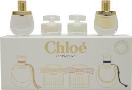 Chloé Miniature Gift Set 5ml Nomade EDP + 5ml Nomade Nuit D'égypte EDP + 5ml Chloé EDP + 5ml Lumnieuse EDP