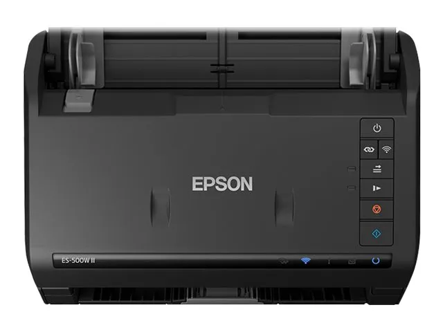 Epson WorkForce ES-500W II - Dokumentscanner - Contact Image Sensor (CIS) - Duplex - 215.9 x 6069 mm - 600 dpi x 600 dpi - op til 35 ppm (mono) / op til 35 ppm (farve) - ADF (100 ark) - op til 4000 scanninger pr. dag - USB 3.0, Wi-Fi(n)