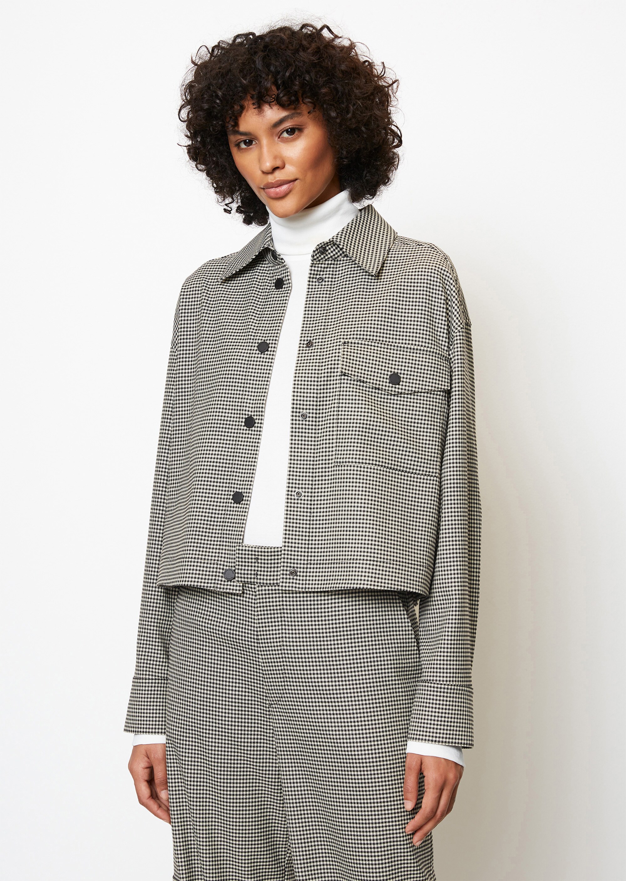 Overshirt oversizedmit Vichy-Karo