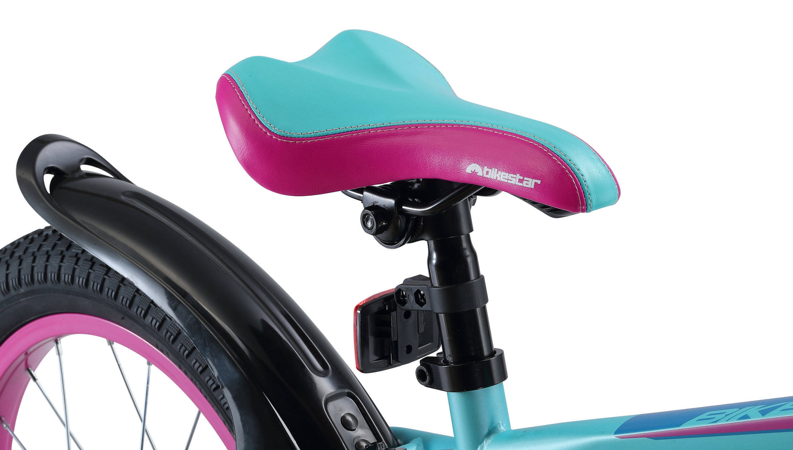 BikeStar Urban Jungle kinderfiets 16 inch paars /turquoise