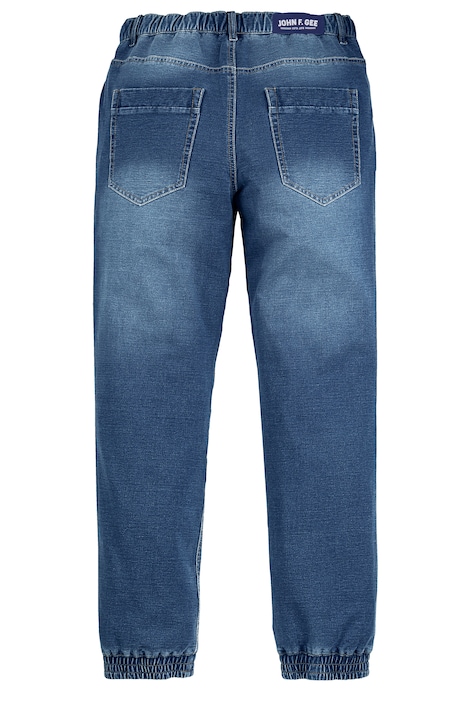 John. F. Gee Joggjeans, Straight Fit, 4-Pocket, Used-Optik, Schlupfbund