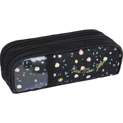 Trousse Little Karl Marc John - 2 compartiments - noir - Oberthur