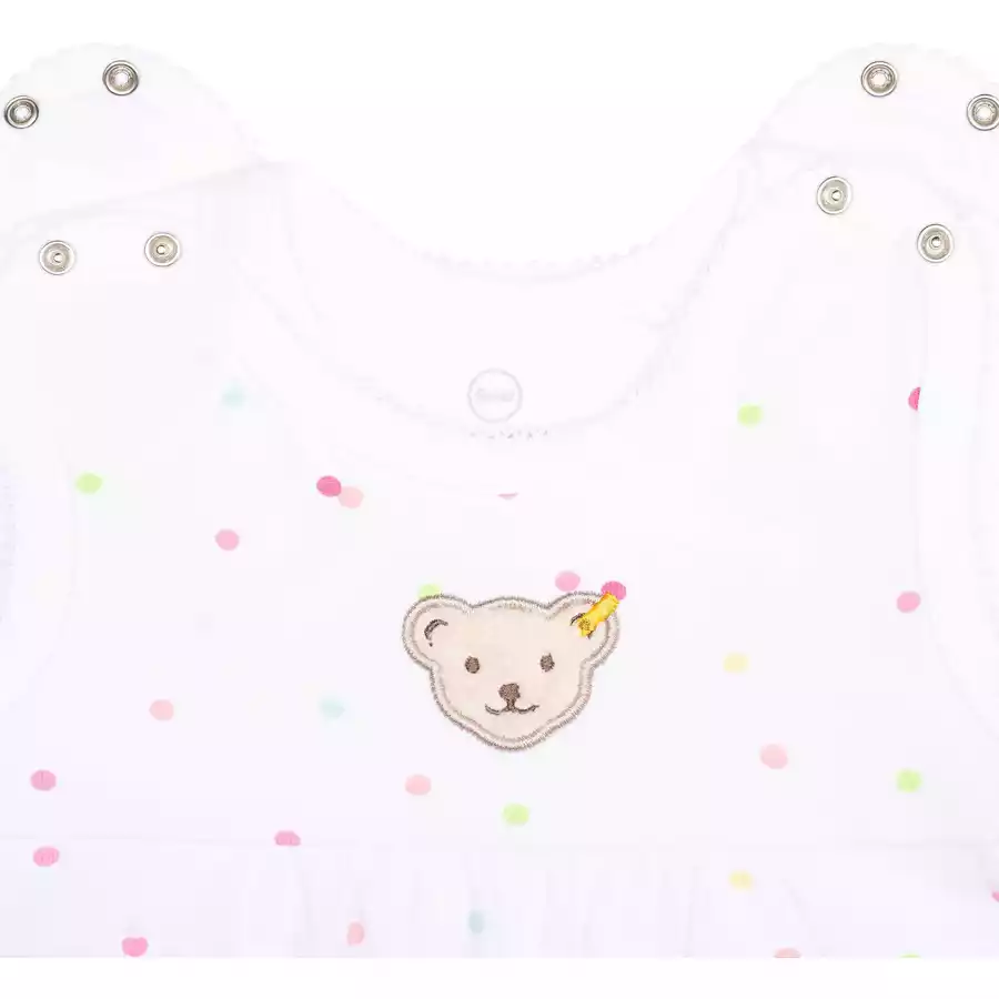 Steiff Strampler Set Bright White