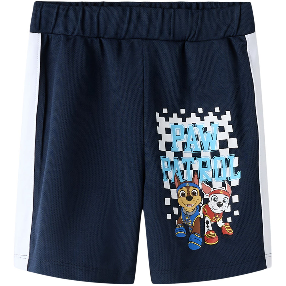 Køb Name It Navy Blazer Nmmmargo Paw Long Nreg Poly Shorts Cplg