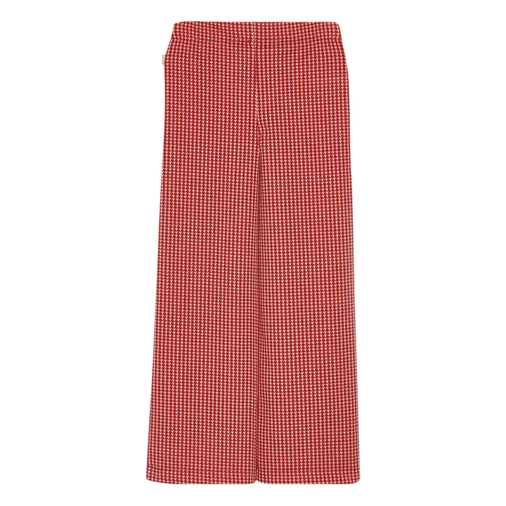 Bellerose Pantalon Fiona Vichy Flare | Rouge