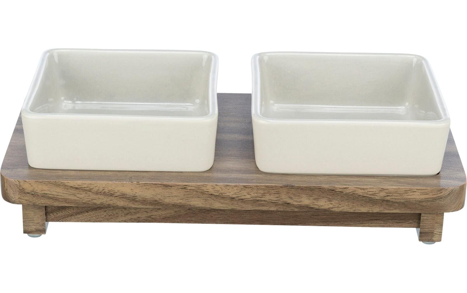 Keramiknapf Set CityStyle, 2 × 0.4 l, Grau/BraunNapf
