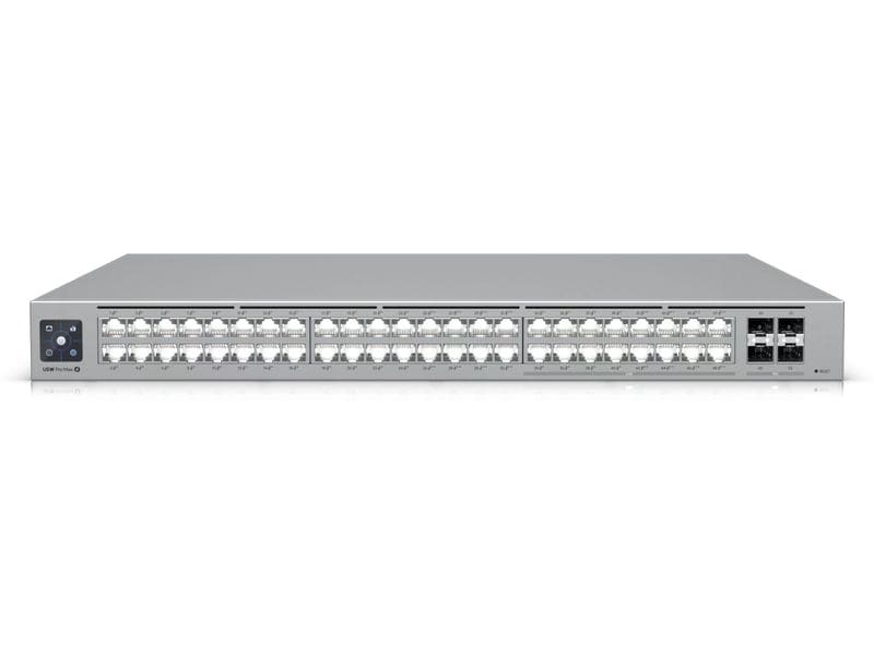 Ubiquiti PoE   Switch UniFi USW-Pro-Max-48-PoE 52 Port Ein Layer-3-Etherlighting-Switch mit 48 Anschlüssen und PoE  -Ausgang mit hoher Leistung