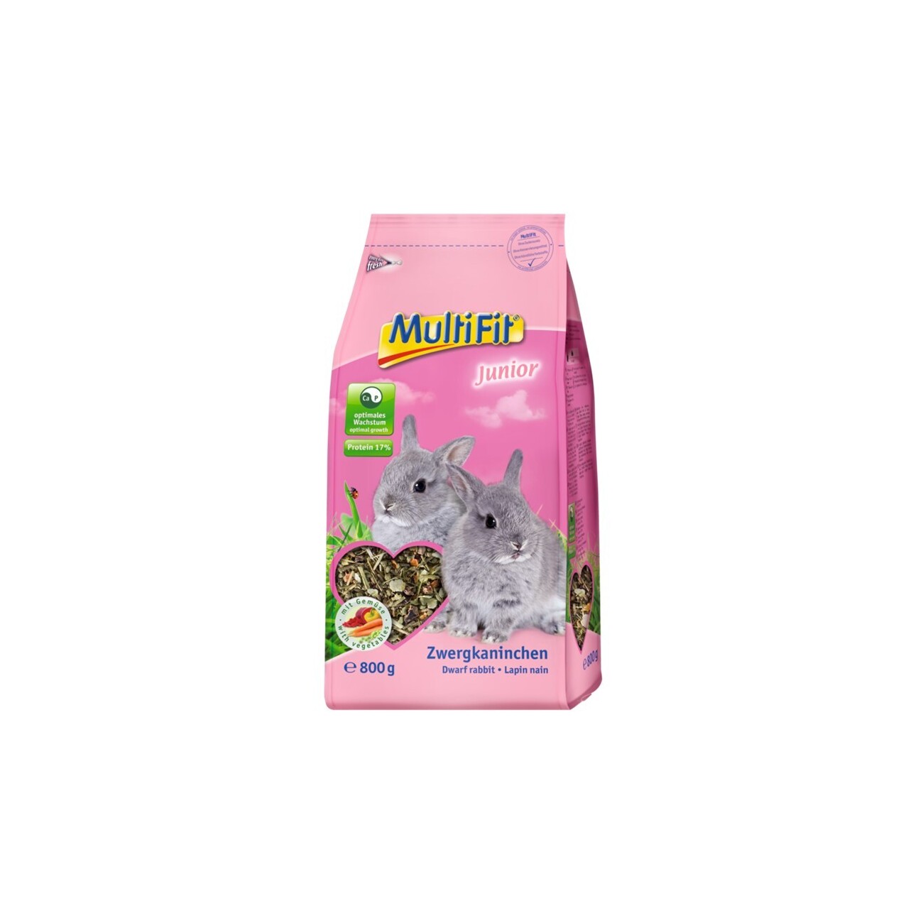 MultiFit Zwergkaninchen Junior 800g