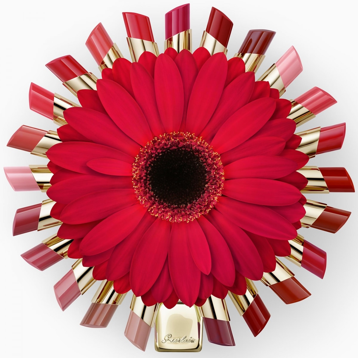 GUERLAIN KissKiss Shine Bloom Rouge brillant 95% d'ingrédients d'origine naturelle*