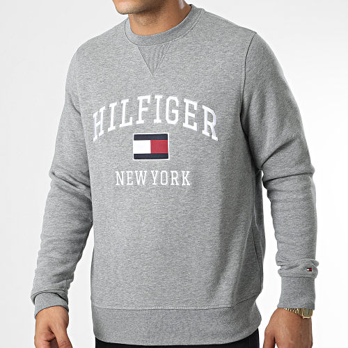 Sweat Crewneck Modern Varsity 8755 Gris Chiné