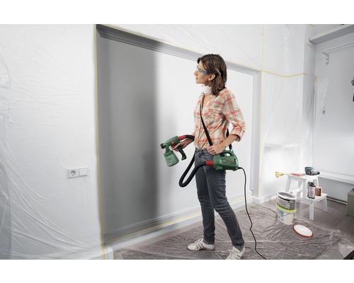 BOSCH verfspuit PFS 2000 incl. 2e verfemmer