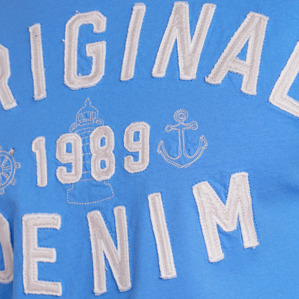 VanVaan Denim Herren T-Shirt aus Bio-Baumwolle hellblau