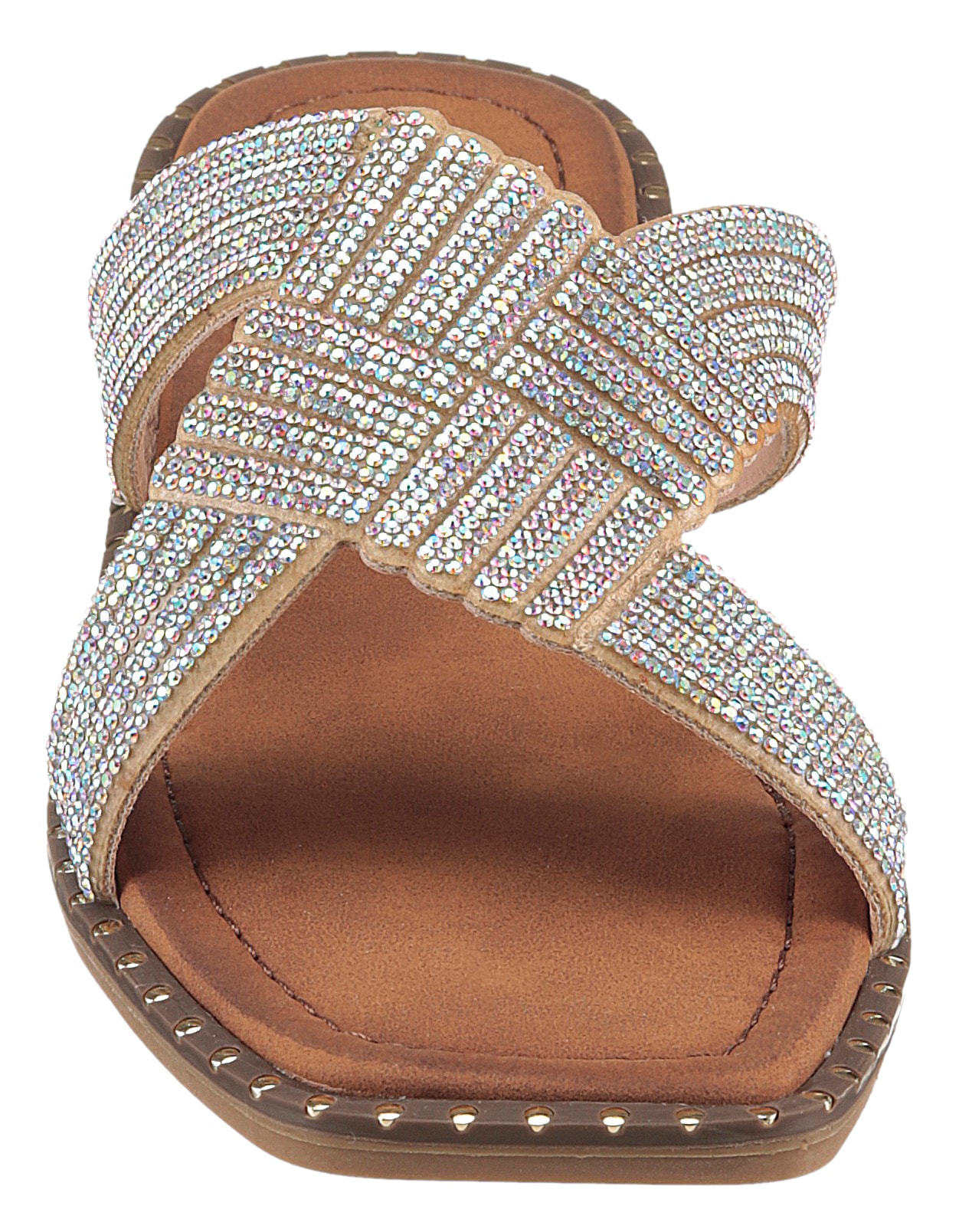 Aniston SHOES Pantolette  , Flat, Sommerschuh, Strandschuh, Glitzersteine - NEUE KOLLEKTION