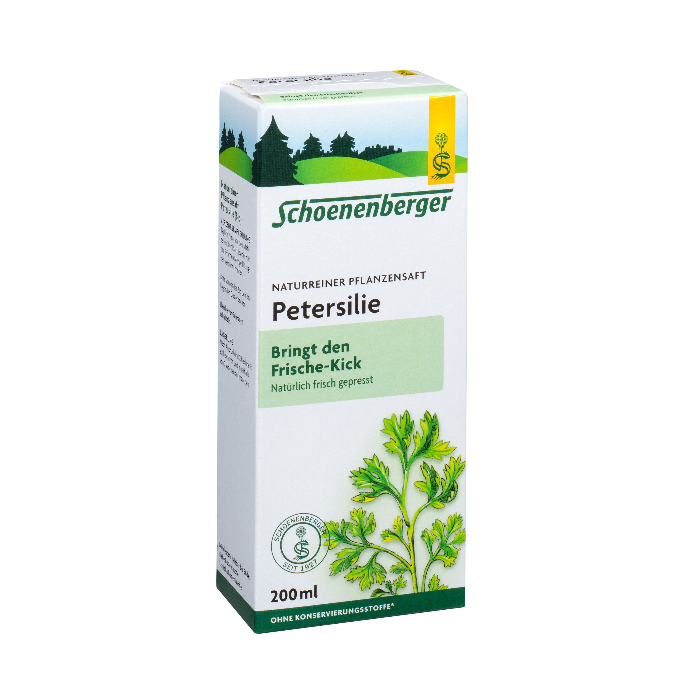 Schoenenberger® naturreiner Pflanzensaft Petersilie