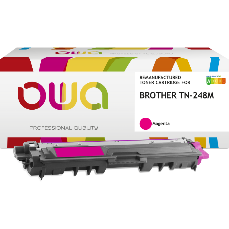 Toner remanufacturé OWA - standard - pour BROTHER TN-248C