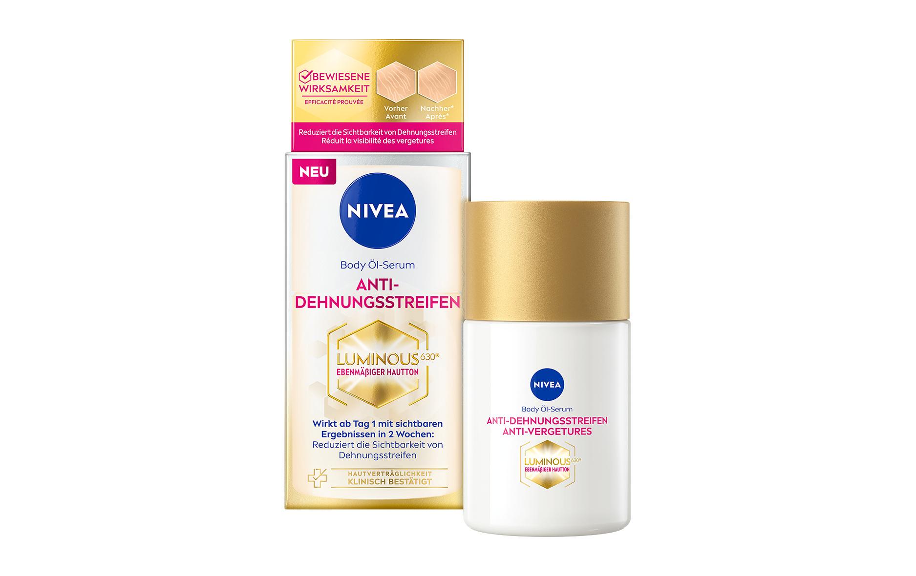 Körperöl Luminous 630 Anti-Dehnungsstreifen 100 mlBody Öl-Serum gleicht den Hautton aus und macht Dehnungsstreifen weniger sichtbar