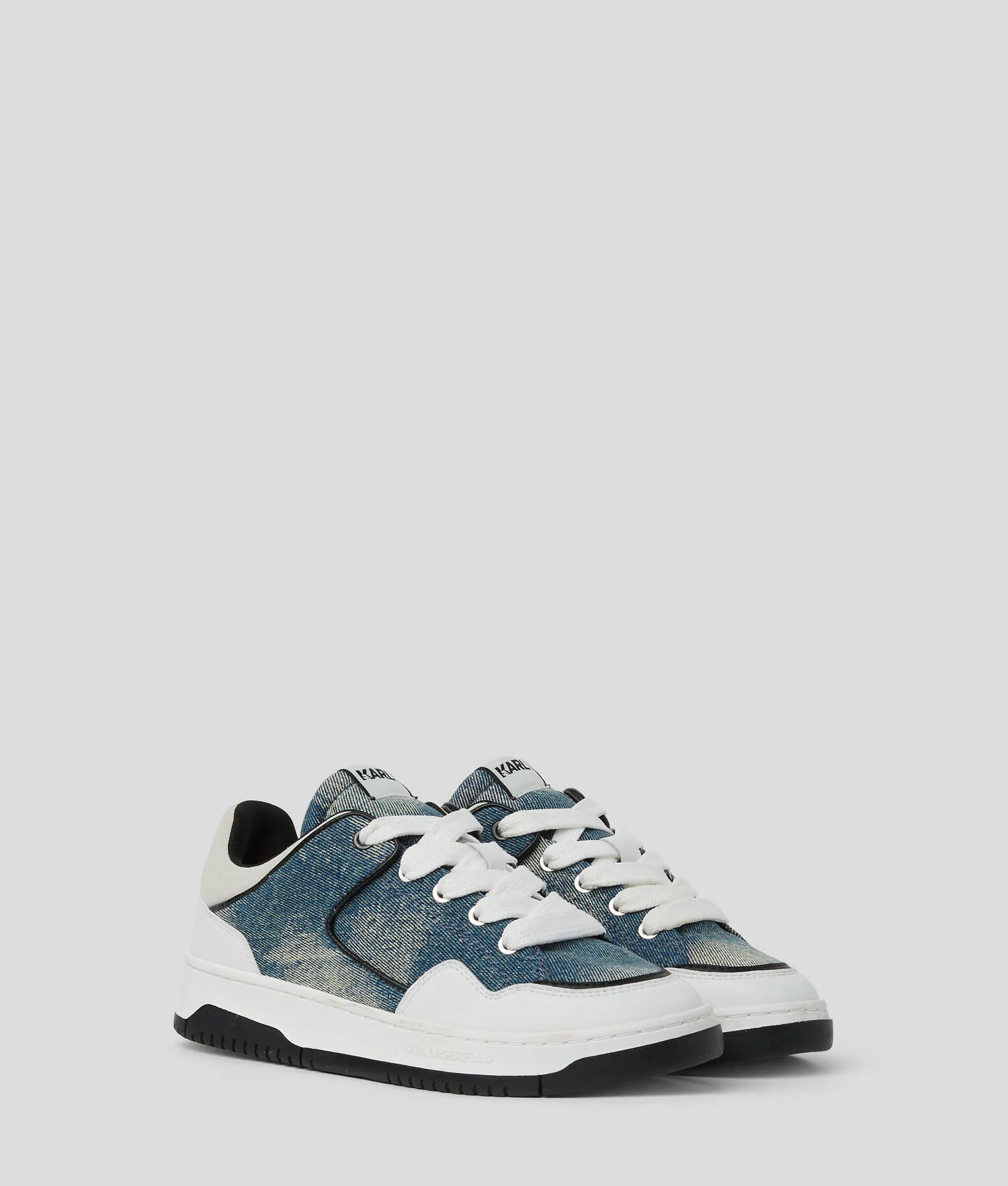 BASKETS EN DENIM KREW - Denim bleu