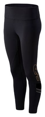 Collant Long New Balance Achiever Noir Or Femme