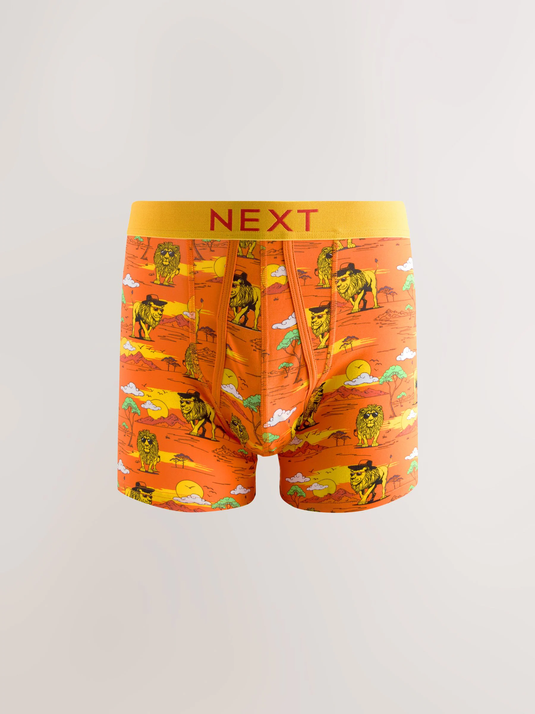 Animal Print Plaatsing - 8 Boxershorts zonder plooi