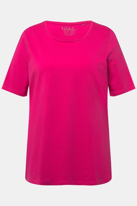 T-Shirt, A-Linie, Rundhalsausschnitt, Halbarm