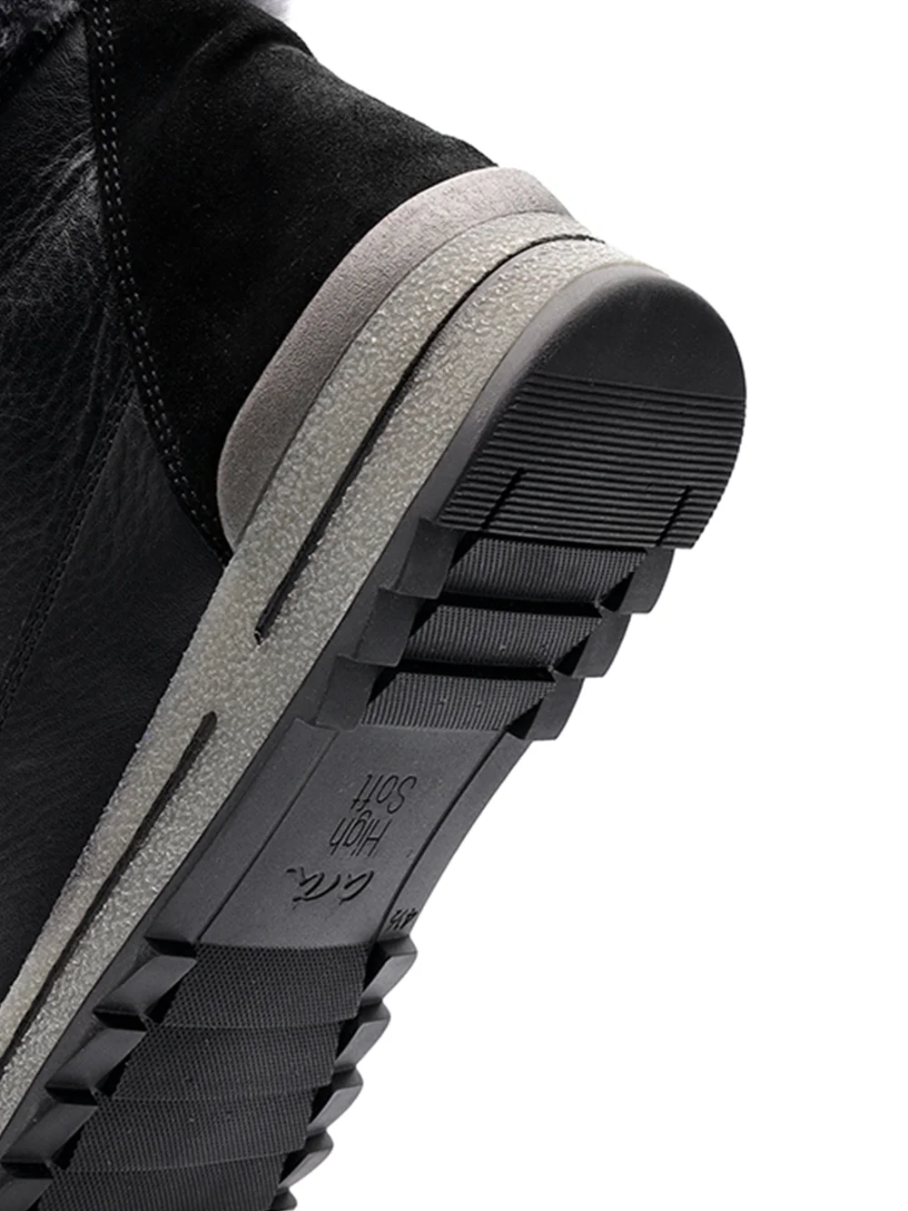 Stiefelette Osaka schwarz-grau