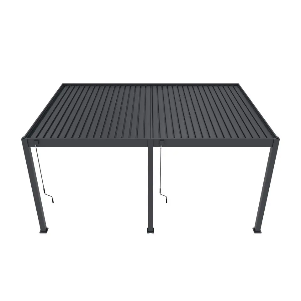 Orion Deluxe overkapping muur 360 x 530 cm antraciet