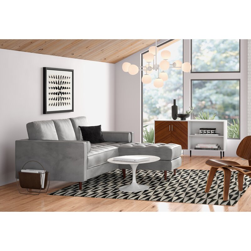 Lark 84&prime;&prime; Wide Reversible Sofa & Chaise