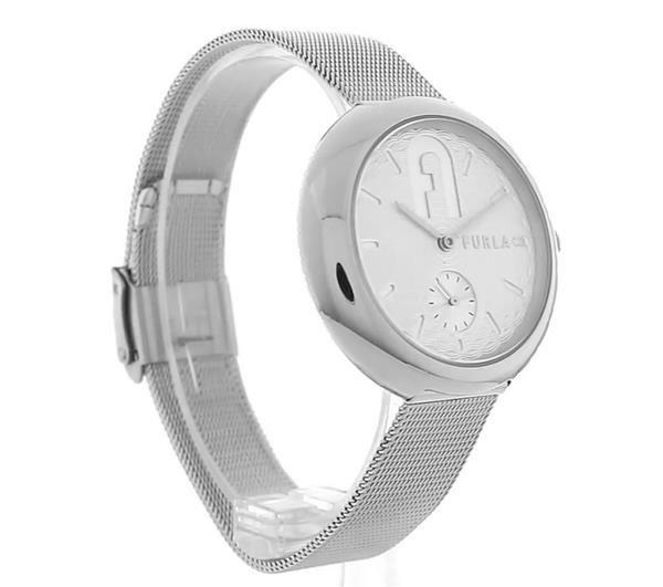 Furla Cosy Seconds Silver Mesh Watch WW00013005L1
