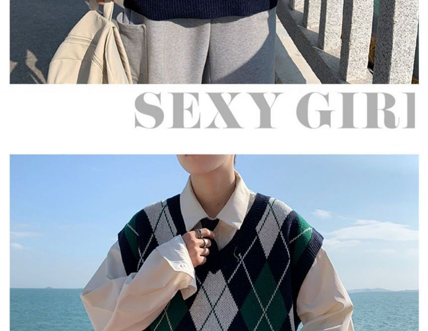 Zentrus - Argyle Sweatervest
