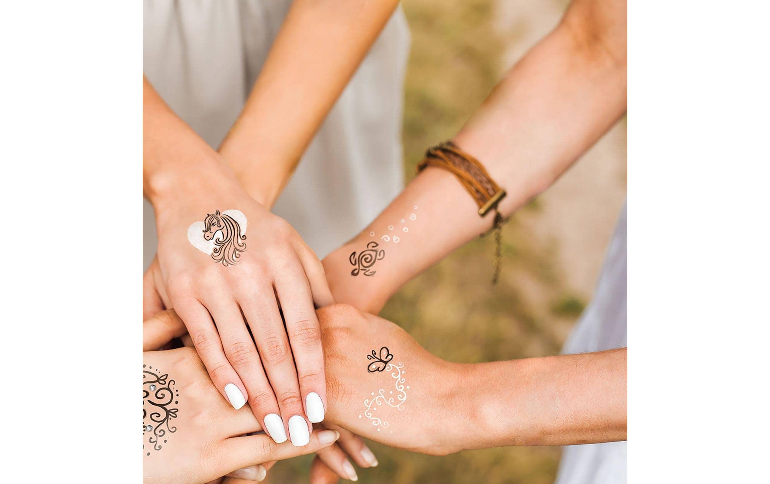 Tattoostempel Schildkröte SmallMotiv-Stein für das perfekte Outdoor-Make-Up