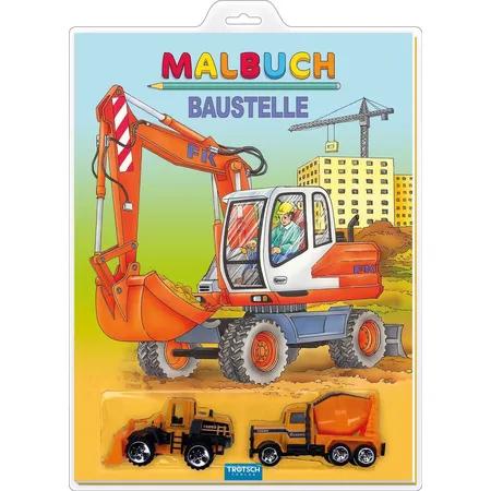 Trötsch Malbuch Baustelle