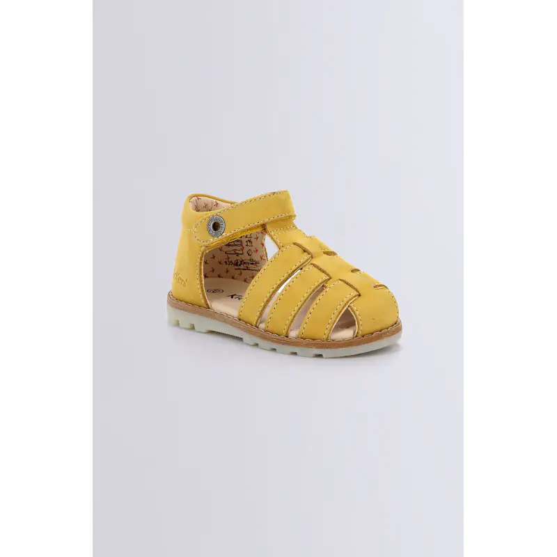 Nonopi Jaune SANDALES Cuir Garçon